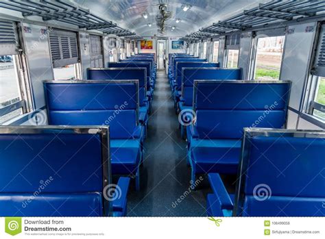 Vintage train interior stock photo. Image of commuting - 106499058