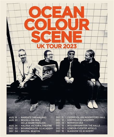 Ocean Colour Scene - UK Tour 2023 - 18 December 2023 - O2 Academy ...