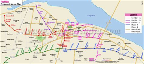 Proposed Patna Metro Route Map