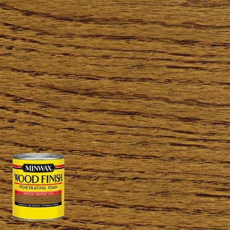 Minwax 8 oz. Wood Finish Special Walnut Oil Based Interior Stain-222404444 - The Home Depot