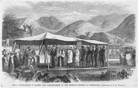 Hawaii: Missionaries 1860s Photograph by Granger