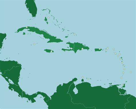 The Caribbean: Capitals - Map Quiz Game