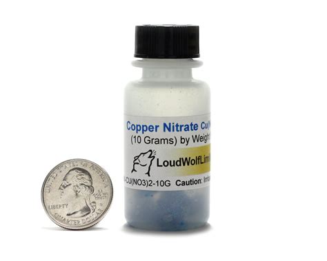 Copper Nitrate / 10 Grams / Medium Crystals / 99% Pure / ACS