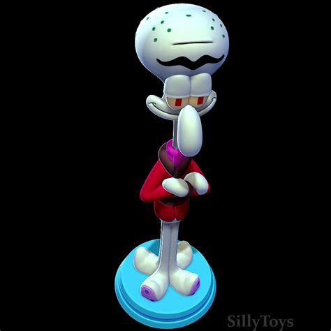 Squilliam Fancyson SpongeBob SquarePants - 3D Model by SillyToys