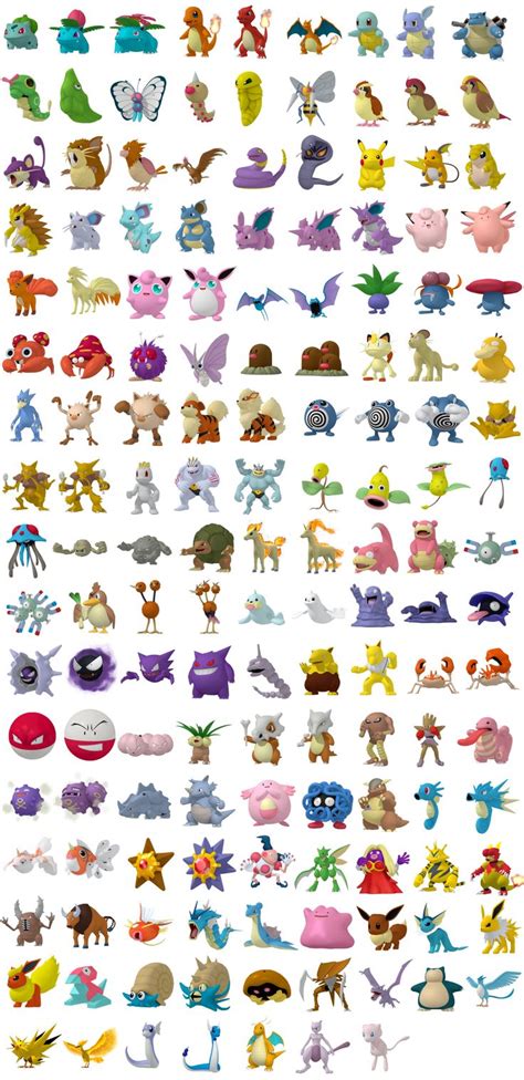 Pokemon 3D Pro Kanto Dex by KrocF4 on deviantART | Pokemon, Cute ...