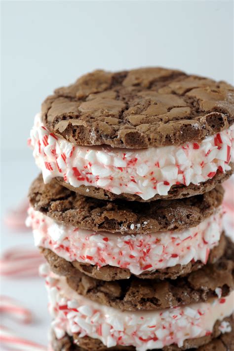 Chocolate Peppermint Ice Cream Sandwiches | Peppermint ice cream, Ice ...