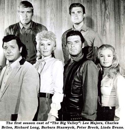 The first season cast of "The Big Valley": Lee Majors, Charles Briles ...