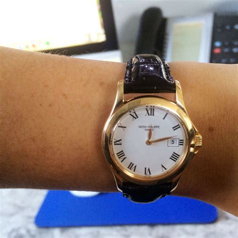 Patek Philippe 4906J-001 Calatrava 18k Gold Ladies Watch