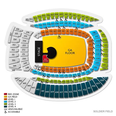 Soldier field seating chart bts concert 2021