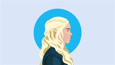 Daenerys Targaryen Game Of Thrones Minimal 5k Wallpaper,HD Tv Shows Wallpapers,4k Wallpapers ...