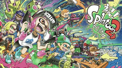 HD wallpaper: Splatoon, Splatoon 2, Nintendo Switch, Inkling, multi colored | Wallpaper Flare