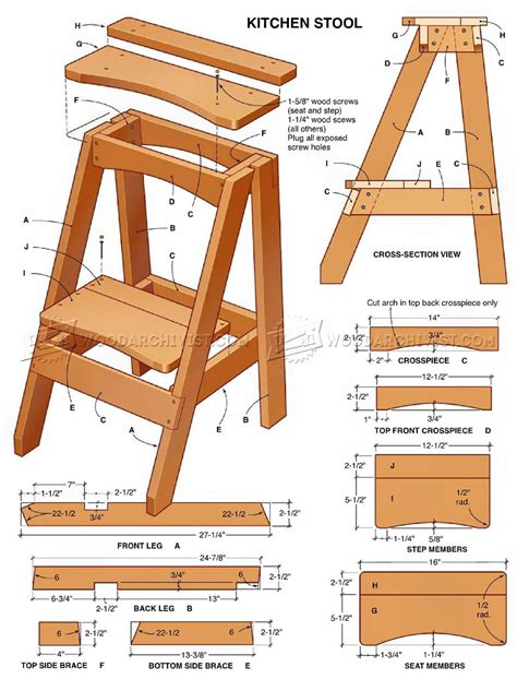 Wooden Step Stool Patterns