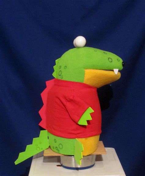 Gus the Gummy Gator Puppet. Original puppet as seen on | Etsy