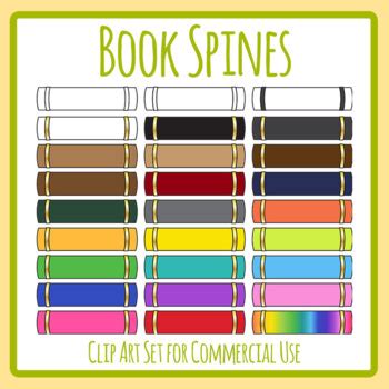 Blank Book Spines Clipart Fish