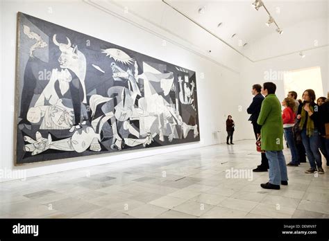 The ´Guernica´ painting by Picasso, Reina Sofia Museum, Madrid, Spain ...