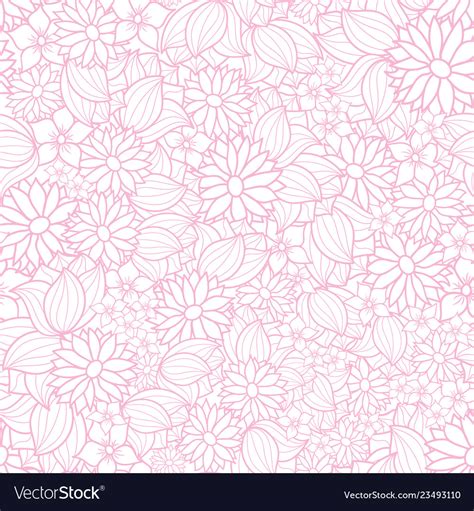 Floral texture pattern in pink and white Vector Image