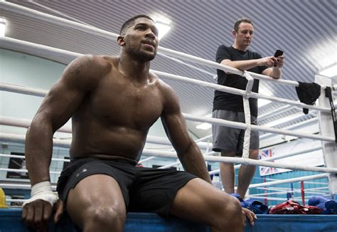 Anthony Joshua workout, Oct. 17, 2017 - The Ring