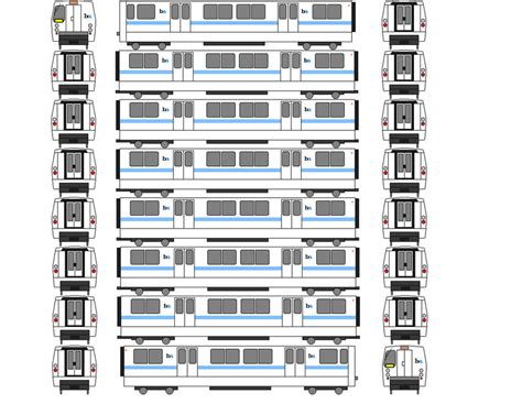 BART Train Cars Set 2 by masterpeace23 on DeviantArt