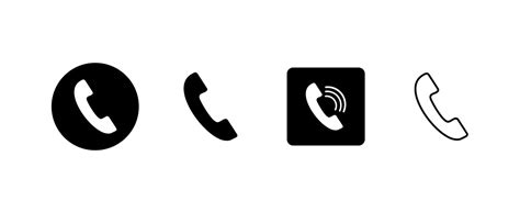 Call logo Cell phone vector. Phone icon flat style isolated on white ...