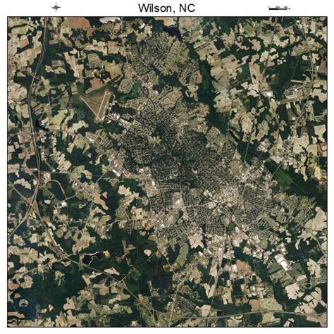 Aerial Photography Map of Wilson, NC North Carolina