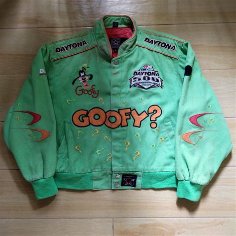 [ thrifted ] Goofy Daytona 500 Nascar Racing Jacket Youth, Men's Fashion, Coats, Jackets and ...