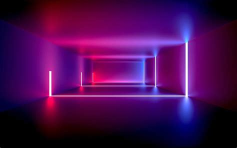 3840x1080px | free download | HD wallpaper: design, neon, abstract, light, background, room ...