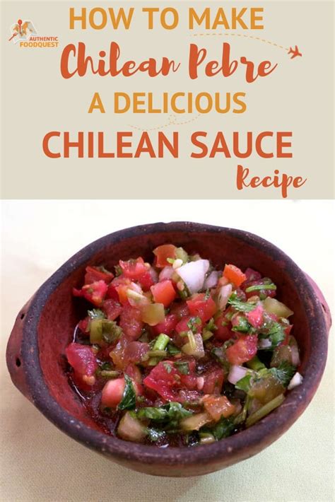 How To Make Pebre - A Delicious Chilean Sauce - Recipe