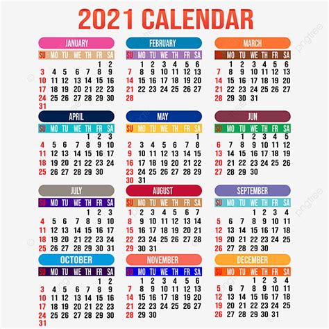 April 2021 Calendar Design / It comes in two versions: