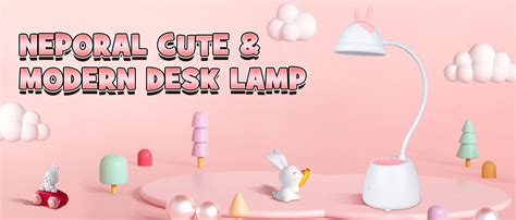Neporal Kids LED Desk Lamp,3 Brightness Touch Control Reading Light,Adjustable Gooseneck Eye ...