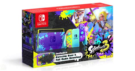 New Nintendo Switch Splatoon 3 Edition... concept : splatoon