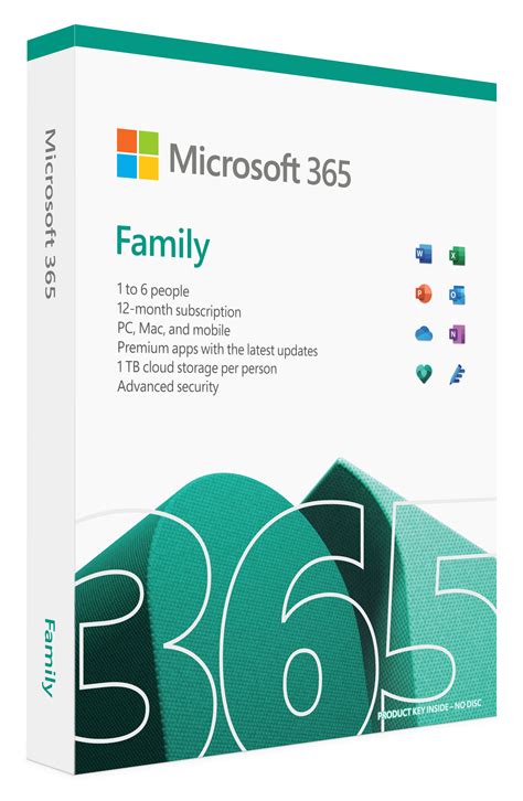 Microsoft 365 Family (One-Year Subscription; Up to 6 people) - Apple