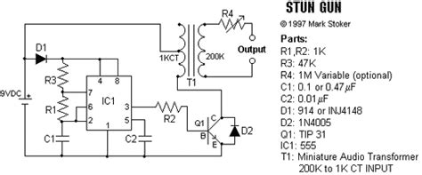 Stun Gun Circuit Diagram | Diagram Digital Schematic