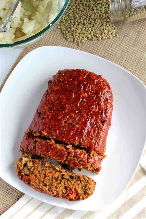 Mushroom Lentil Loaf - Cucinadeyung