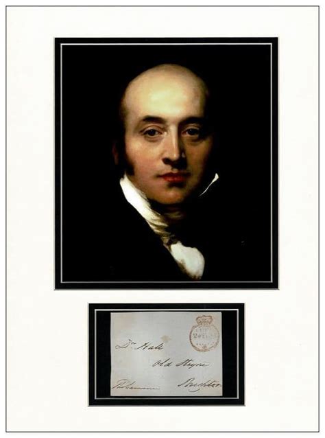 Sir Thomas Lawrence Autograph Signed Display - Artist