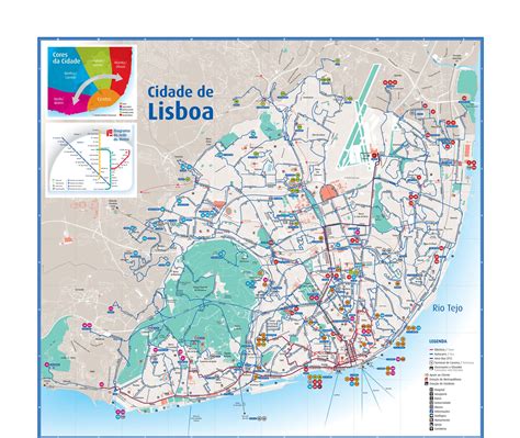 Lisbon Attractions Map PDF - FREE Printable Tourist Map Lisbon , Waking Tours Maps 2020
