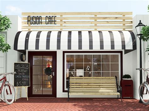 coffee shop exterior design | 3ds max + vray + pts | Hiếu Nguyễn | Flickr