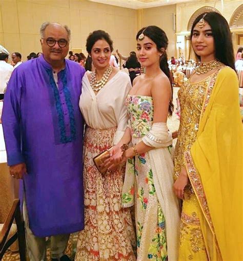 Sridevi: Sridevi and family at Akshay Marwah's wedding celebration