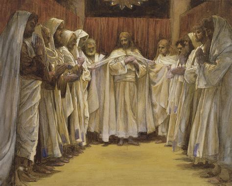 Christ With The Twelve Apostles by Tissot