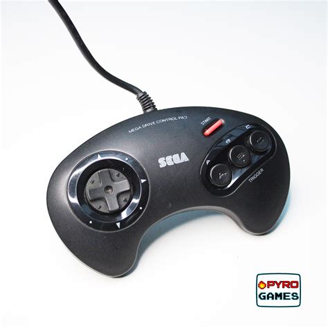 Official Sega Mega Drive 2 Controller – Wired – Used - Pyro Games