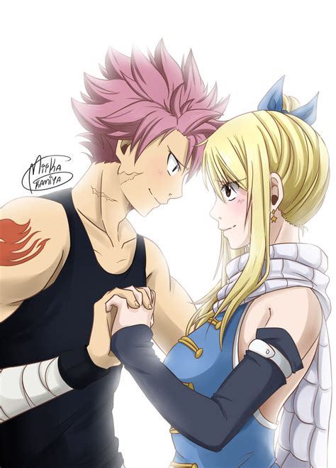 Fairy Tail - Natsu x Lucy Redraw by TheMiiKaKamiya on DeviantArt