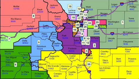 Colorado State Senate Map - Printable Map