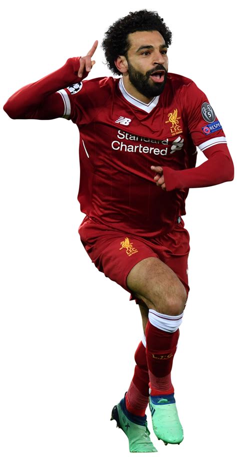 Mohamed Salah Liverpool football render - FootyRenders