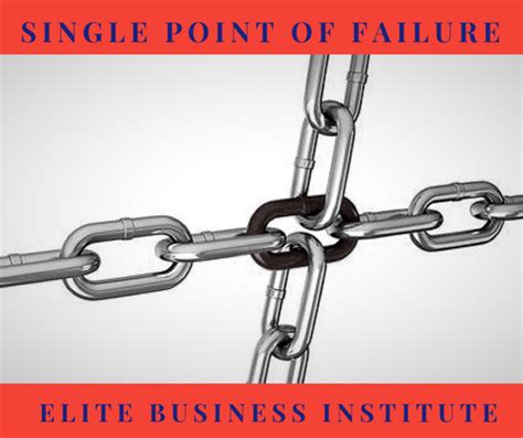 Single Point of Failure - Business Services Business Expert Article By Geoff Hetherington