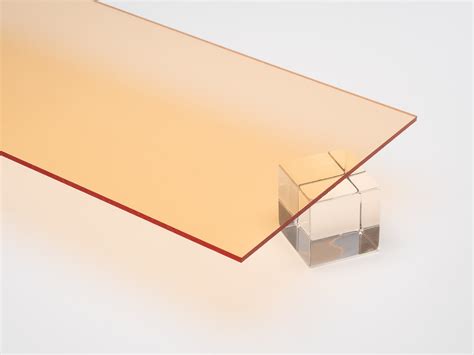 Gold Transparent Acrylic Plexiglass Sheet – Canal Plastics Center