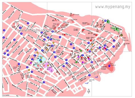 Map of George Town