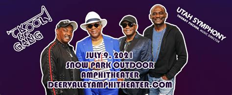 Kool and the Gang & Utah Symphony Tickets | 9th July | Snow Park ...