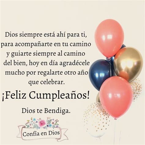 Pin de Confía en Dios en ¡Feliz cumpleaños! | Imagenes feliz cumpleaños cristianas, Frases de ...