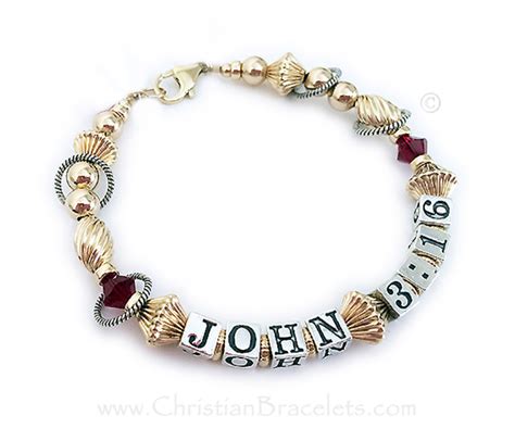 Bible Verse Bracelets (Gold & Stering Silver)