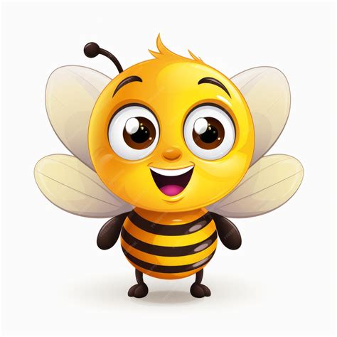 Premium Photo | Honey Buzz A Charming Bee Clip Art Set Against a ...