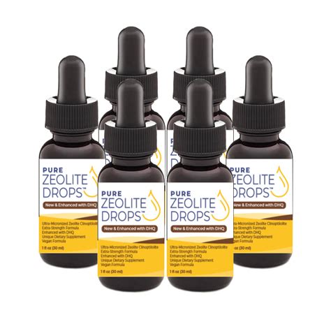 Pure Zeolite Drops Enhanced with DHQLiquid Zeolite Co. 1 bottle | High ...